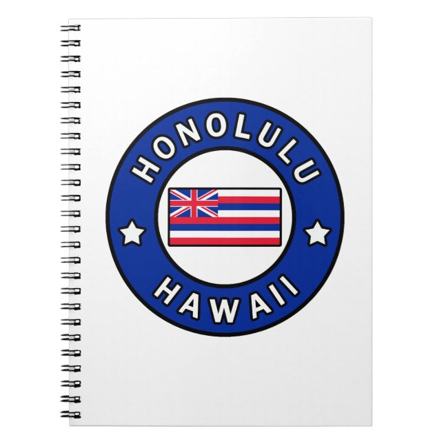 Cuaderno Honolulu Hawaii (Frente)