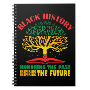 Cuaderno Honrando la historia negra del pasado inspirando e