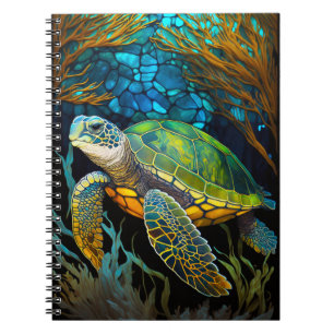 Cuaderno Honu Haven Sained Glass Water