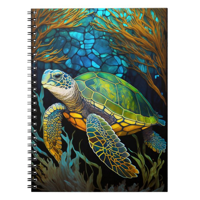 Cuaderno Honu Haven Sained Glass Water (Frente)