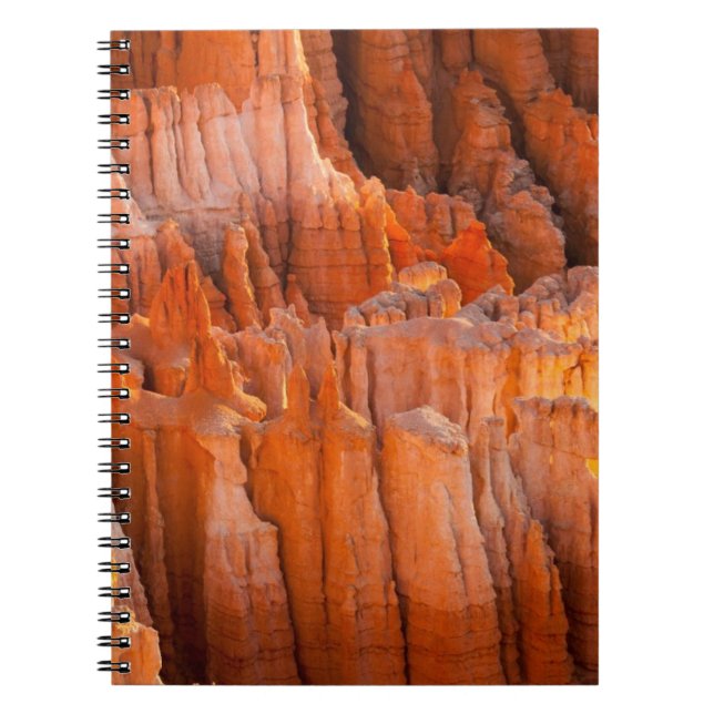 Cuaderno Hoodoos de la roca en luz de la mañana (Frente)