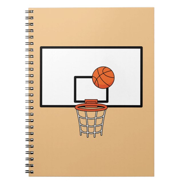 Cuaderno Hoop de baloncesto (Frente)