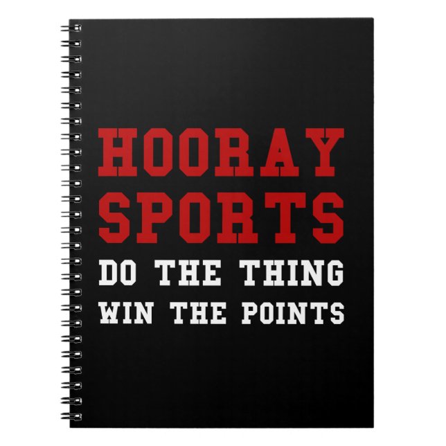 Cuaderno Hooray deportes (Frente)