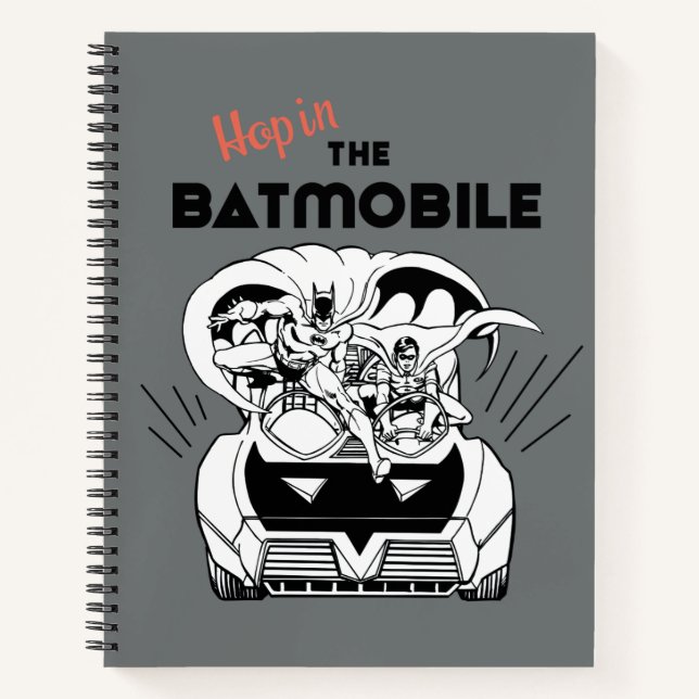Cuaderno Hop in the Batmobile (Anverso)