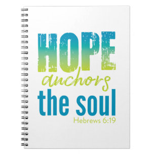 Cuaderno Hope Anchors Soul - Hebreos 6:19
