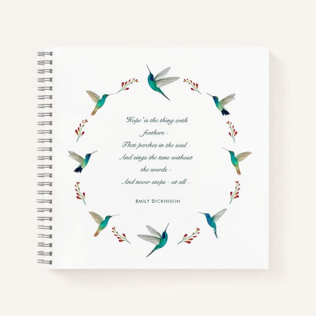 Cuaderno Hope Hummingbird Journal (Anverso)