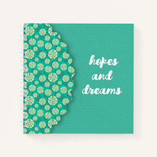 Cuaderno Hopes and Dreams Boho Mint