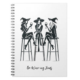Cuaderno Hora de Be-Wine, Noche de Vino Elegante De Testigo
