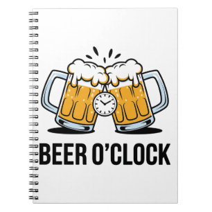 Cuaderno Hora de Cerveza - Tiempo de Celebrar con una Fría