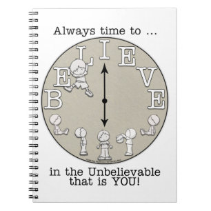 Cuaderno Hora de Creer-Niño y Reloj