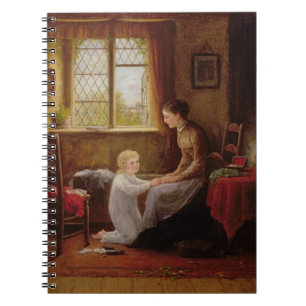 Cuaderno Hora de la cama, 1890 (aceite en el panel)