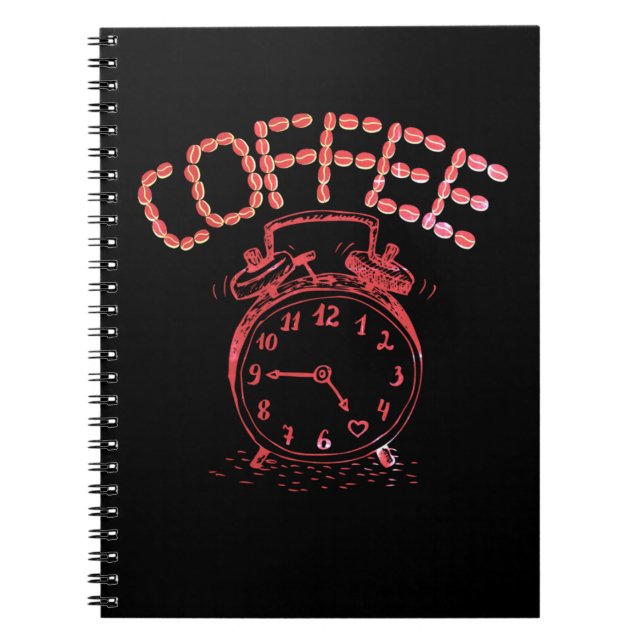 Cuaderno Hora del café, descanso para café (Frente)