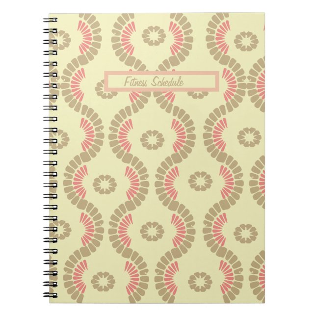 Cuaderno Horario de Fitness : (Frente)