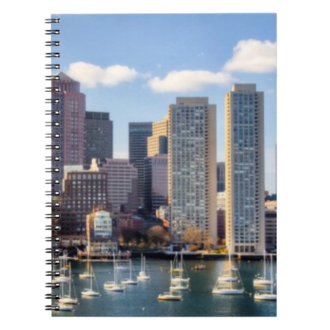 Cuaderno Horizonte de Boston de la costa (Frente)