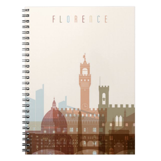 Cuaderno Horizonte de la ciudad de Florencia, Italia el | (Frente)