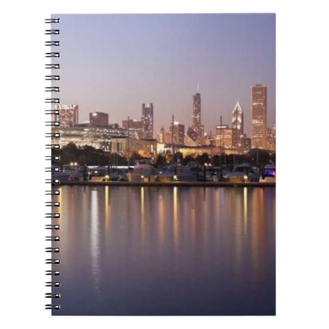 Cuaderno Horizonte de los E.E.U.U., Illinois, Chicago en la (Frente)