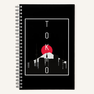 Cuaderno Horizonte de Tokio Japón Monte Fuji