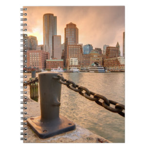 Cuaderno Horizonte del distrito financiero de Boston
