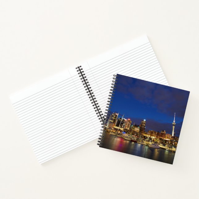 Cuaderno Horizonte nocturno de Auckland (Interior)