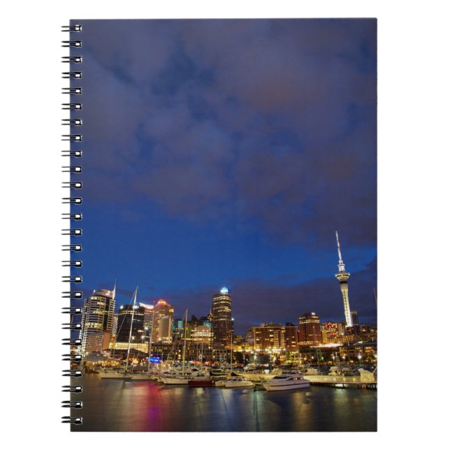 Cuaderno Horizonte nocturno de Auckland (Frente)