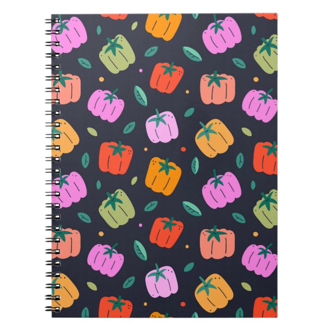 Cuaderno Hormigón Peppers Hand Drake Vegetable (Frente)