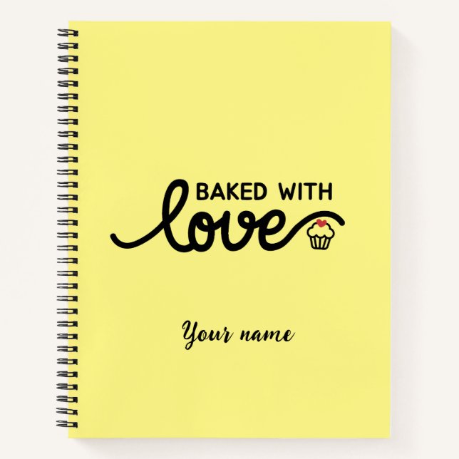Cuaderno Horneado con amor gracioso (Anverso)