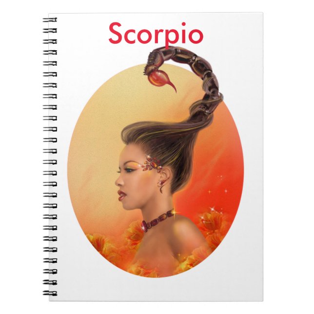 Cuaderno Horoscopio Zodiac - Fantasía Escorpio (Frente)