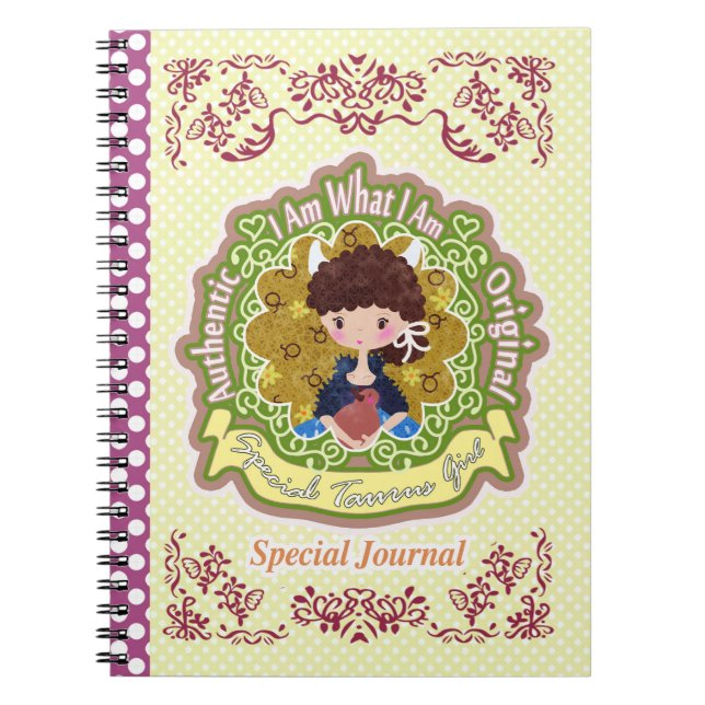 Cuaderno Horóscopo de Taurus (Frente)