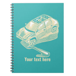 Cuaderno Horquilla en el accidente de tráfico
