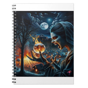 Cuaderno Horrible noche y bruja