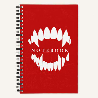 Cuaderno Horror de los Vampiros Fangs