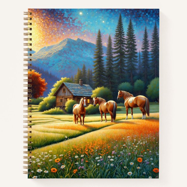 Cuaderno Horse Farm (Anverso)