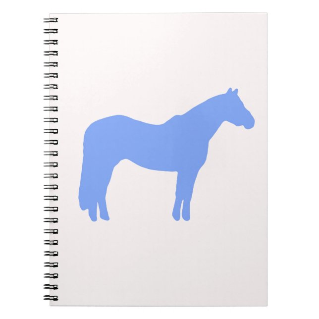 Cuaderno Horse Trainer Business Blue Simple and Modern (Frente)