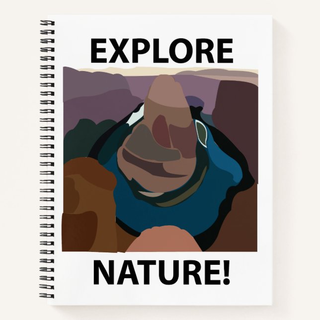 Cuaderno Horseshoe Bend Explorar la naturaleza Horseshoe Be (Anverso)