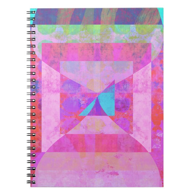 Cuaderno Hot Pink Dream #1 Portátil de espiral de medios mi (Frente)