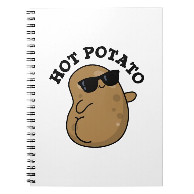 Cuaderno Hot Potato Funny Veggie Pun (Frente)
