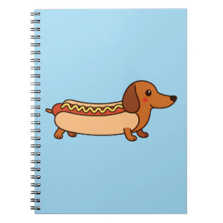 Cuaderno Hotdog Cute dachshund