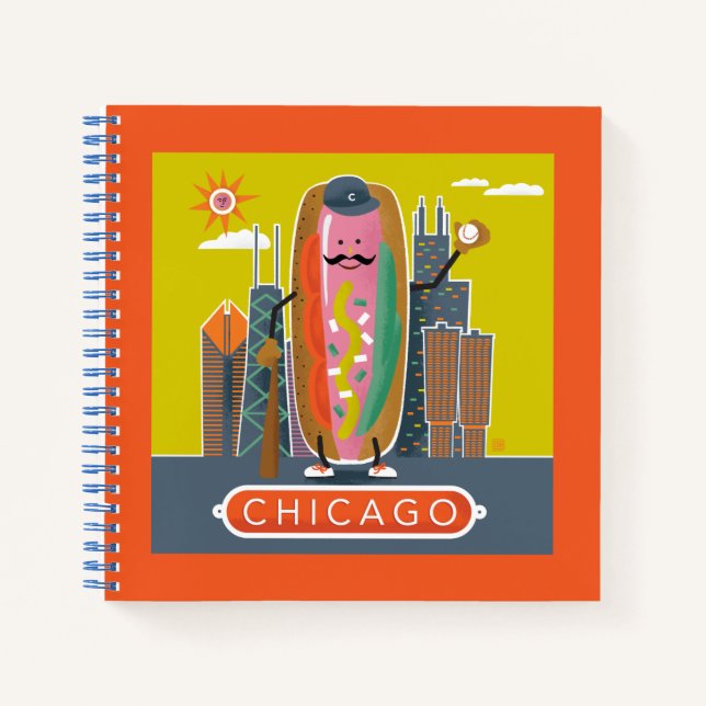 Cuaderno Hotdog de Chicago (Anverso)