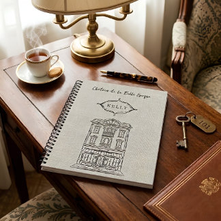 Cuaderno Hotel personalizado Chateau de la Belle Epoque