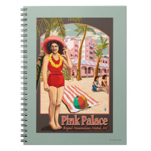 Cuaderno Hotel Royal Hawaiian en Hawái