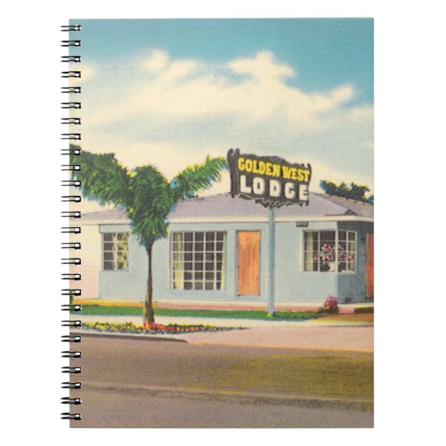 Cuaderno Hotel Vintage, Golden West Lodge Motel (Frente)