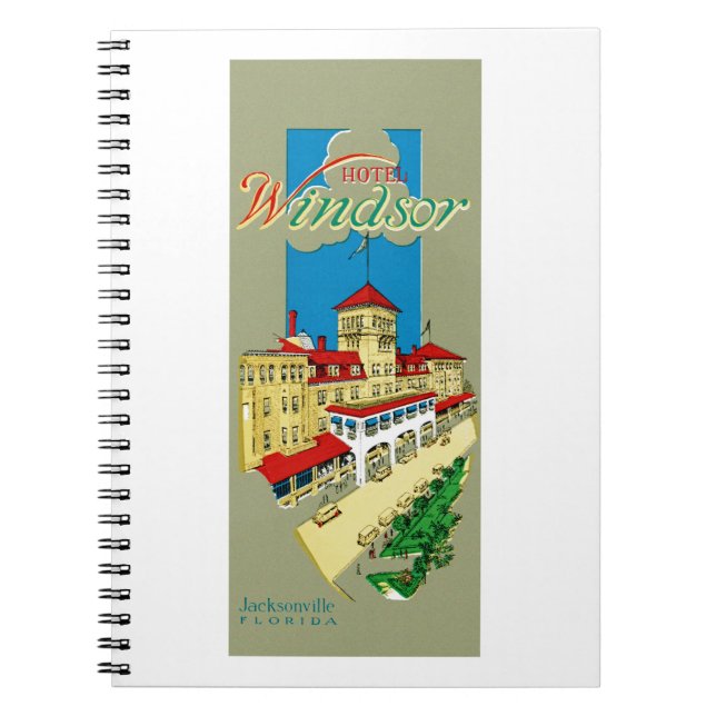 Cuaderno Hotel Windsor Jacksonville (Frente)