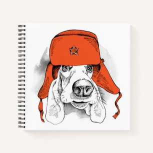 Cuaderno Hound Basset   Gorra Red Ushanka