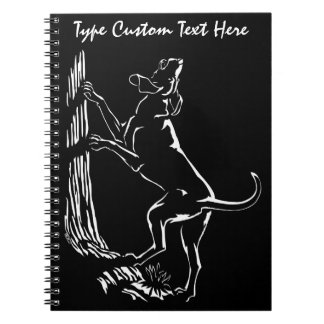Cuaderno Hound Dog Notebook Personalizado Cazando Libros de