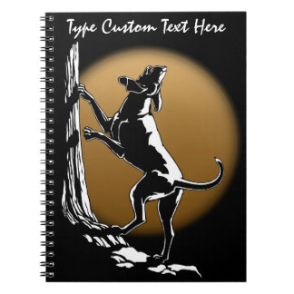 Cuaderno Hound Dog Notebook Personalizado Cazando Libros de