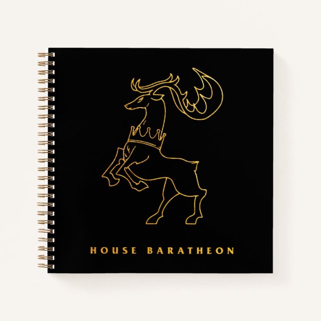 Cuaderno House Baratheon Icon (Anverso)
