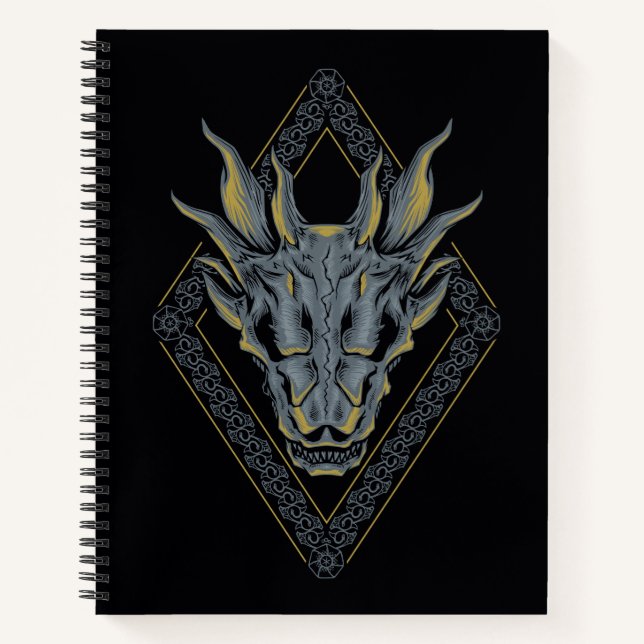 Cuaderno HOUSE OF THE DRAGON | Balerion Skull Diamond Crest (Anverso)