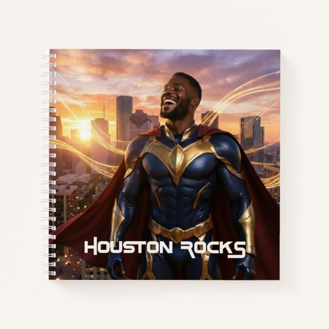 CUADERNO HOUSTON - SUPERHERO (Anverso)