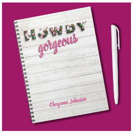 Cuaderno Howdy Gorgeous Country Western Moda Floral