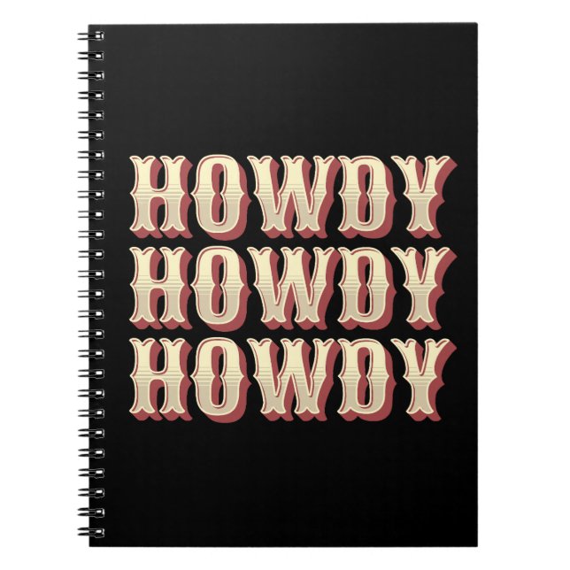 Cuaderno Howdy Howdy (Frente)